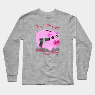 Evil Piggybank Long Sleeve T-Shirt